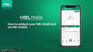 How to unblock your HBL DebitCard with HBL Mobile [upl. by Adorne979]