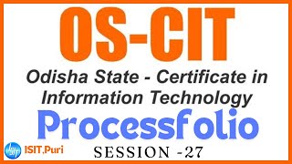 Session 27 Process Folio2024 New Syllabus OSCIT [upl. by Elyag300]