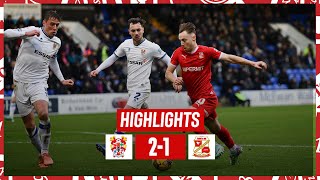 Extended Highlights Tranmere Rovers vs Swindon Town [upl. by Nivad247]