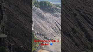 Montmorency Falls in Quebec 💙🇨🇦shortvideo montmorency Quebec [upl. by Flossi]