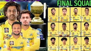 ipl auction 2025 😱😱CSK retention Khiladi👉 Jo ipl 2025 Mein June ko champion banaega Ek Khatarnak [upl. by Trepur]