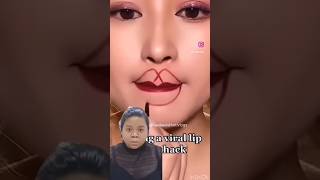 Viral lipstick hack💄😱 makeup youtubeshorts lipstick hack makeuptutorial trendingshorts shorts [upl. by Nnaj]