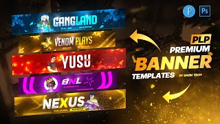 Free Gaming Banner Templates  Download PLP file for BGMIFreeFire 🔥  Banner Templates Plp [upl. by Iinden]