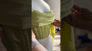 Making a corset apple green prom dress sewing fashion dress [upl. by Eiraminot]