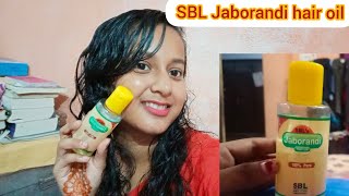 SBLs Jaborandi Hair Oil Review  100 Parcent Pure Jaborandi oil worldclasshomoeopathy review [upl. by Sedlik784]