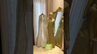 Beautiful Hijab set dress Design Collection Short Video ytstudio [upl. by Aihsemat]