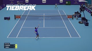 TIEBREAK  Alexander Zverev Vs Novak Djokovic I Miami Open I Expert Difficulty PS5 [upl. by Collbaith405]