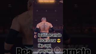 Wwe 2k23 brock Lesnar entrance wrestling wwe wrestlemania [upl. by Acissaj]