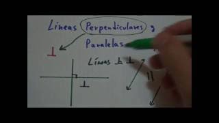 Matemática Básica  Lineas Perpendiculares y Paralelas [upl. by Airitak]