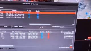 securus DVR add ip camera [upl. by Aljan]
