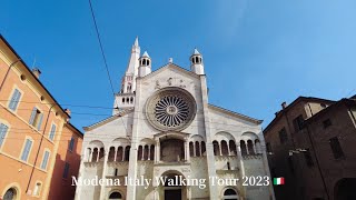 Modena Italy Walking Tour 2023  4K [upl. by Niattirb]