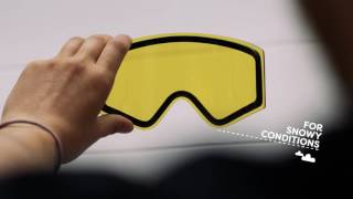 Goggle Lens Colours  Which To Choose  Whitelines Snowboarding [upl. by Etteiluj]