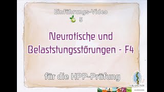 Neurotische und Belastungsstörungen F4  Heilpraktiker für Psychotherapie [upl. by Leizar]