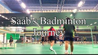 levi and Saab plus with Badminton friends  friendly match up  Badminton [upl. by Enetsuj]