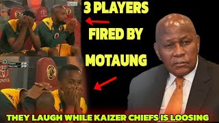 KAIZER CHIEFS FIRED 3 PLAYERS AFTER LAUGHING WHILE CHIEFS LOST AGAINST MILFORD [upl. by Myrah]