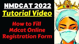 How to apply for Mdcat Registration 2022  PMC National Mdcat Online Form  MahnoorShawal [upl. by Akira]