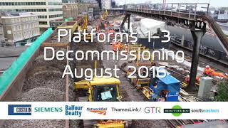 Thameslink Programme – Railway Systems Construction Time Lapse Video [upl. by Etneciv465]