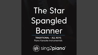 The Star Spangled Banner Key of C Traditional [upl. by Carline2]