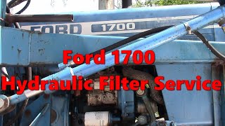 Ford 1700 Hydraulic Filter Screen Cleaning and Oil Change Service [upl. by Annadiane645]