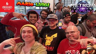 FULL REACTION HIGHLIGHTS to the Nintendo Direct 61824 at the Nintendo NY Store Metroid Prime 4 [upl. by Girard]