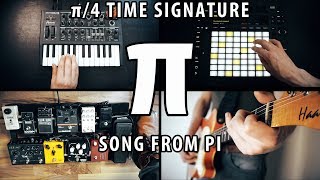 A song from PI  π4 time signature  Melody of Pi [upl. by Yraeg494]