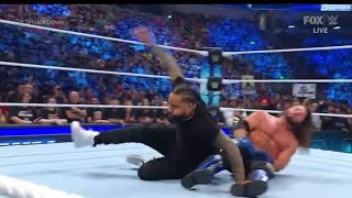 WWE SmackDown 912023  Jimmy Uso Attacks AJ Styles amp Declares He Wants To Be Back Un The Bloodline [upl. by Ursi]