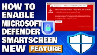 How To Enable Microsoft Defender Smartscreen  New Feature Microsoft Edge Security Guide [upl. by Aeuhsoj]