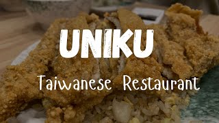 Dinner out at Uniku Taiwanese Restaurant  Food Trip [upl. by Ytirahs779]