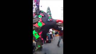 01 de enero 2018 recorrido y quema de toros Melchor Ocampo [upl. by Joleen520]