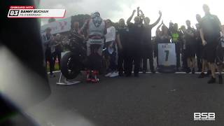 2019 Bennetts BSB Cadwell Park Race 1 onboard highlights [upl. by Esinal490]