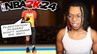 My Inside Out Playmaker Is Dunking ALL Over PLAYSTATION Players On NBA 2K24 [upl. by Trebron670]