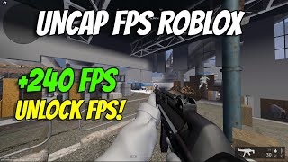 How To Uncap Roblox FPS Using ClientSettings Gamefiles NO DOWNLOAD [upl. by Ranitta]