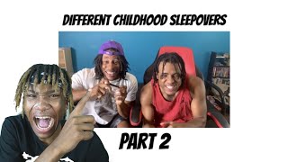 Different Childhood Sleepovers pt2  Dtay Known REACTION [upl. by Janie901]