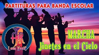 Marcha Jinetes en el cielo  Banda de música Escolar [upl. by Acissaj246]