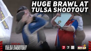 Huge BRAWL Breaks Out At The Lucas Oil Tulsa Shootout [upl. by Raleigh]