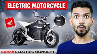 Honda and 4 more Electric motorcycle concept from EICMA 2024 [upl. by Ronyam]