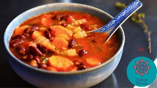 🍲 Soupe aux Haricots Rouges et Légumes dHiver 😊 ❄️✨ [upl. by Cerallua]