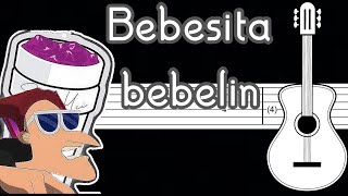 La bebesita bebelin  LEAN  Superiority  Tutorial en guitarra  guitar tutorial  meme cancion [upl. by Eunice869]