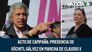 TADDEI ADVIERTE FISCALIZACIÓN si XÓCHITL GÁLVEZ va a MARCHA de CLAUDIO X GONZÁLEZ [upl. by Aneahs]