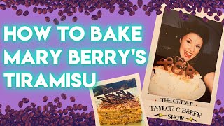 How to Bake Mary Berrys Tiramisu from The Great British Bake Off [upl. by Akemehc216]