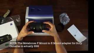 Mike Colón Zeiss Otus 55mm Unboxing amp Lens Review [upl. by Eeral996]