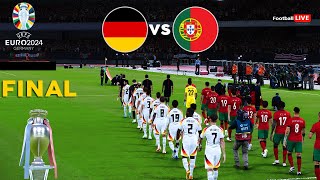 Germany vs Portugal  Final UEFA Euro 2024  Full Match All Goals  Ronaldo vs GER  PES Realistic [upl. by Eekaz]