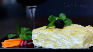 Potato Gratin Dauphinoise Recipe  Black Pepper Chef [upl. by Siraj]