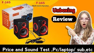 Computer speaker unboxing Best for Laptop PC Led amp Others [upl. by Irrahs]