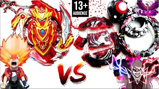 EVIL RIP Dead Phoenix 10Fr vs ChoZ Achilles 00DmAiga vs PhiBeyblade Burst Turbo Z Battle第50話 [upl. by Kciredor]