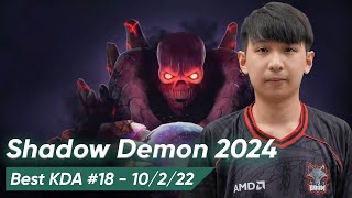 xNova Shadow Demon Support 735b  Dota 2 2024 Pro Gameplay [upl. by Adnilrem]