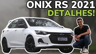 CHEVROLET ONIX RS 2021 EM DETALHES  Falando de Carro [upl. by Bernarr]