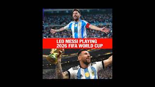 Leo Messi will Play In FIFA World Cup 2026 messi fifaworldcup argentina ytshorts [upl. by Nnitsuj616]