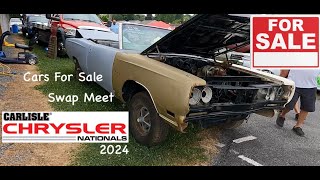 Chrysler at Carlisle 2024 Cars For Sale Swap Meet [upl. by Ahsaeit428]