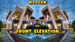 50 Home Modern Front Elevation Designs  Beauty of Modern Home Elevation  House Designs [upl. by Lacagnia]